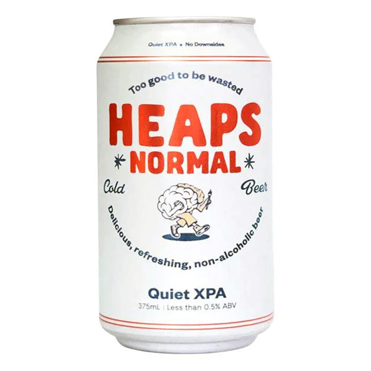 Heaps Normal Quiet XPA 375mL can - non-alcoholic craft beer - NB20HNC boozzero.com 